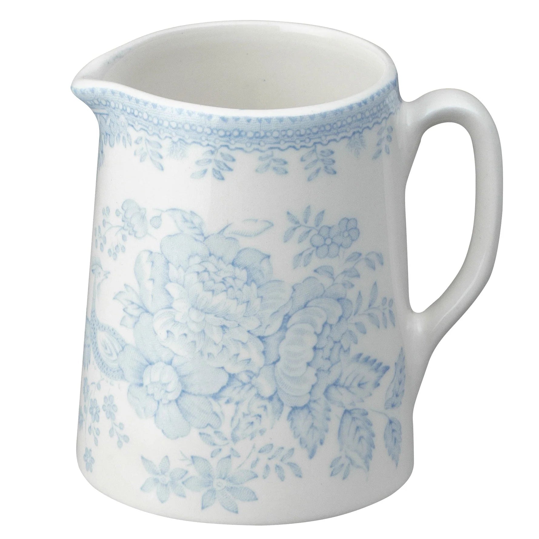 Burleigh Blue Asiatic Pheasants Tankard Jug Mini 160ml /1/4pt-Goviers