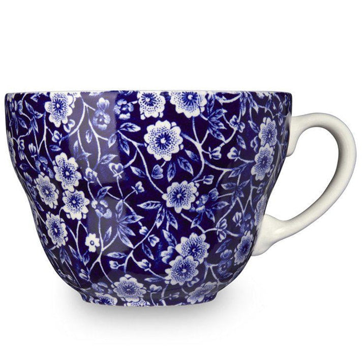 Burleigh Blue Calico Breakfast Cup 420ml/ 3/4pt-Goviers