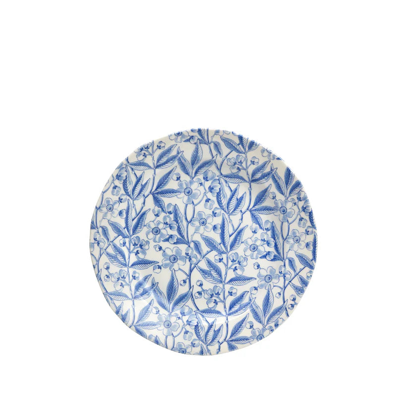 Burleigh Blue Prunus Plate 21.5cm-Goviers