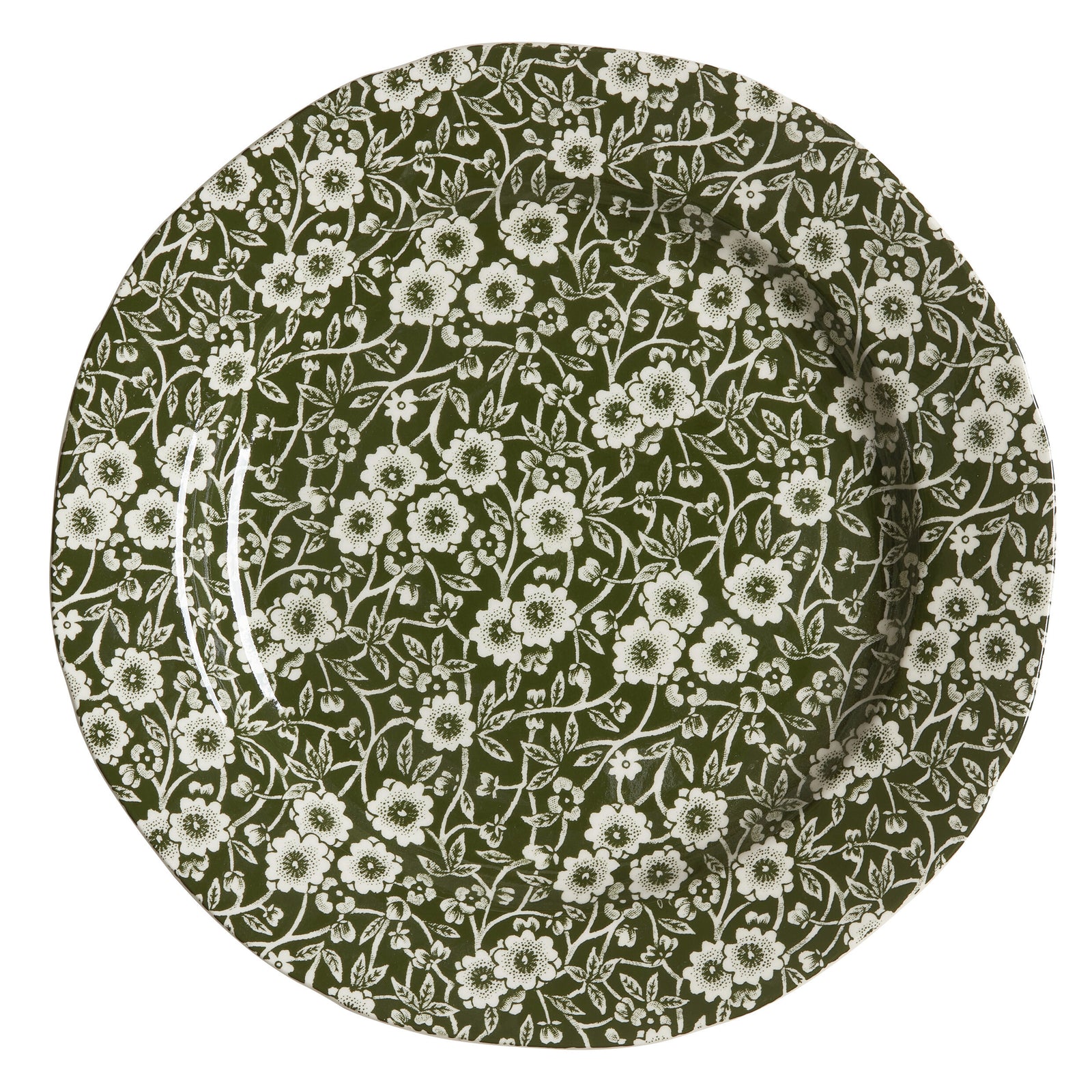 Burleigh Dark Green Plate 21.5cm-Goviers