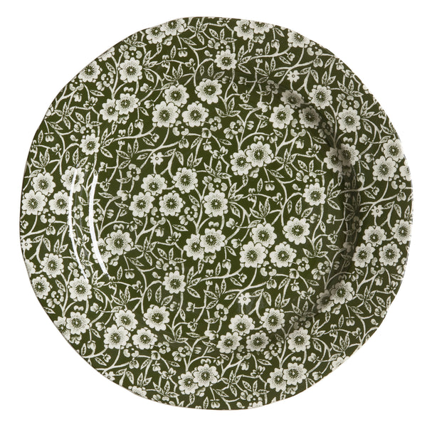 Burleigh Dark Green Plate 21.5cm - Goviers of Sidmouth