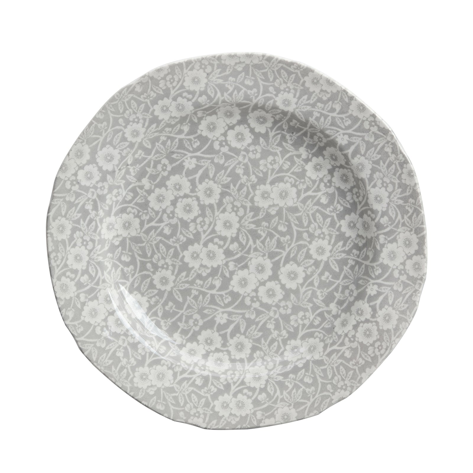 Burleigh Dove Grey Plate 21.5cm-Goviers