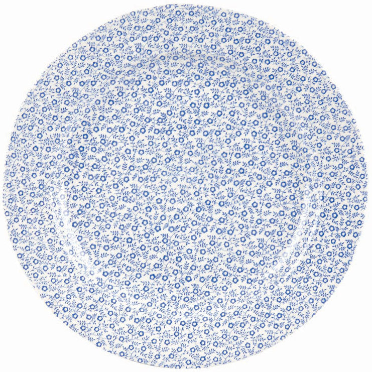 Burleigh Pale Blue Felicity Plate 21.5cm 8.5"-Goviers
