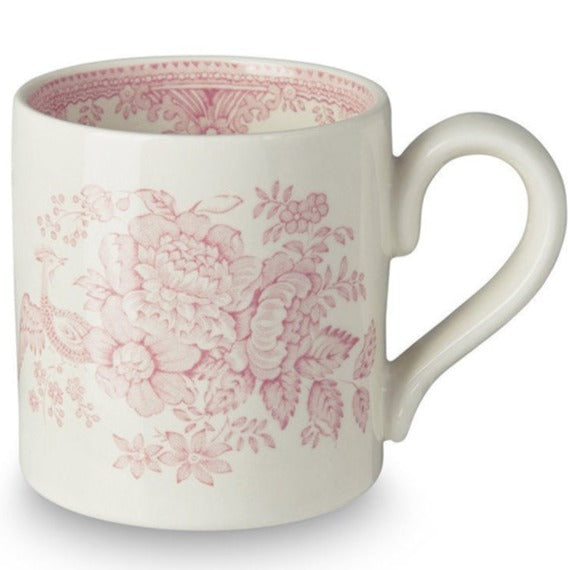 Burleigh Pink Asiatic Pheasants Mug 284ml / 1/2pt-Goviers