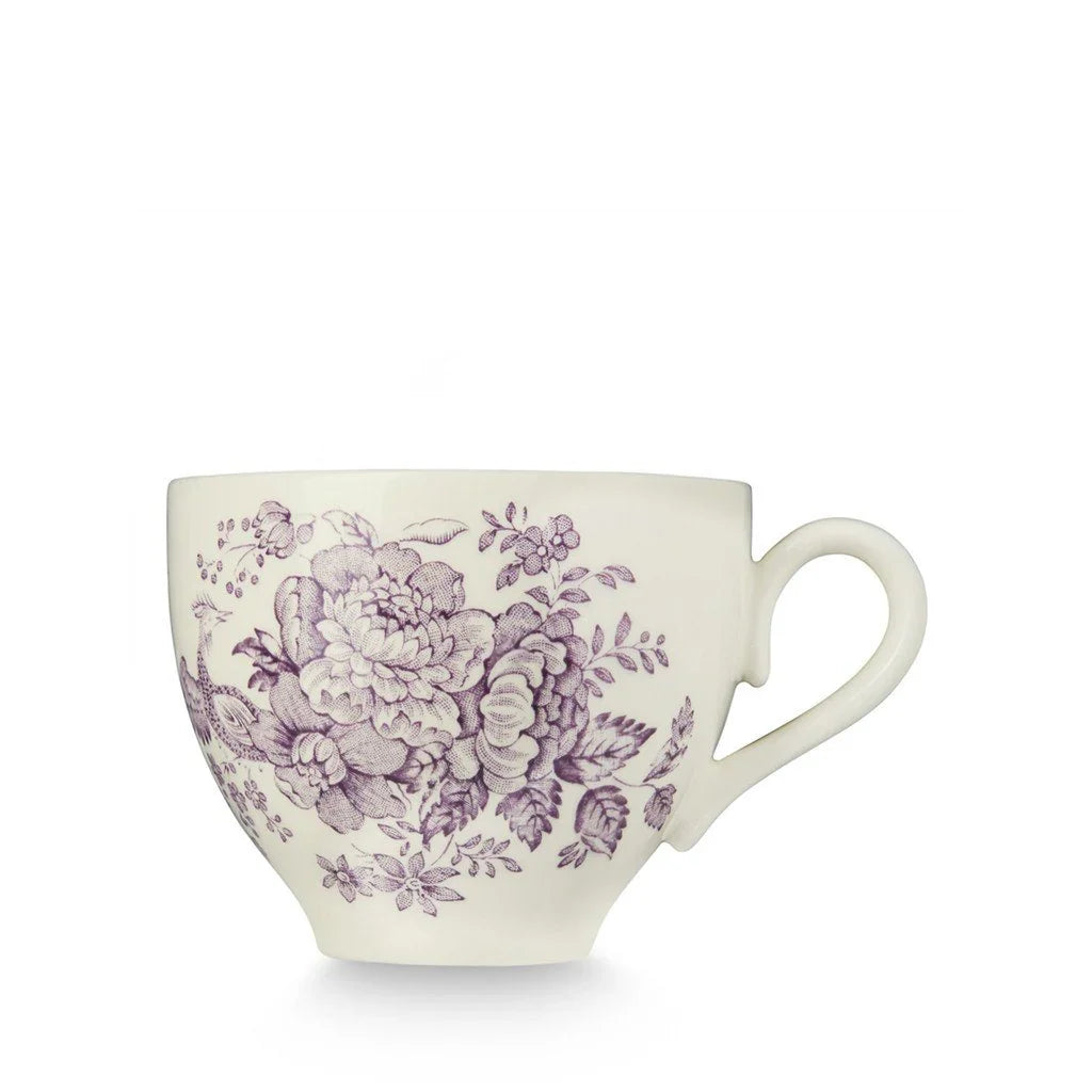 Burleigh Plum Asiatic Pheasants Teacup-Goviers