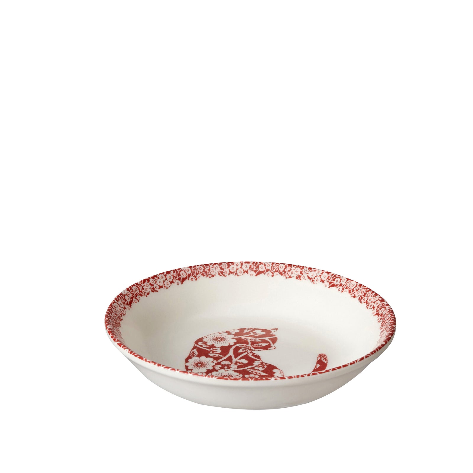 Burleigh Red Cat Butter Pat 12cm-Goviers