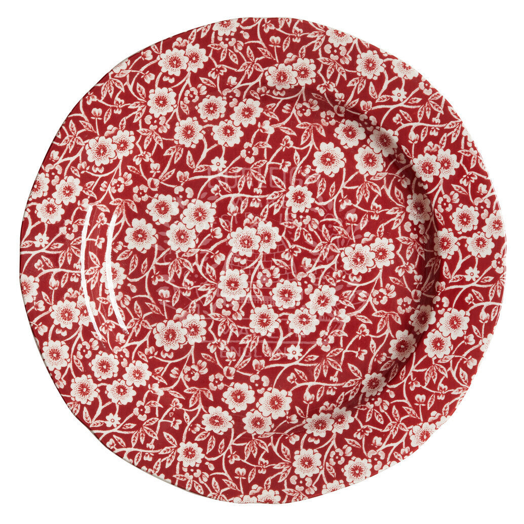 Burleigh Red Plate 21.5cm-Goviers