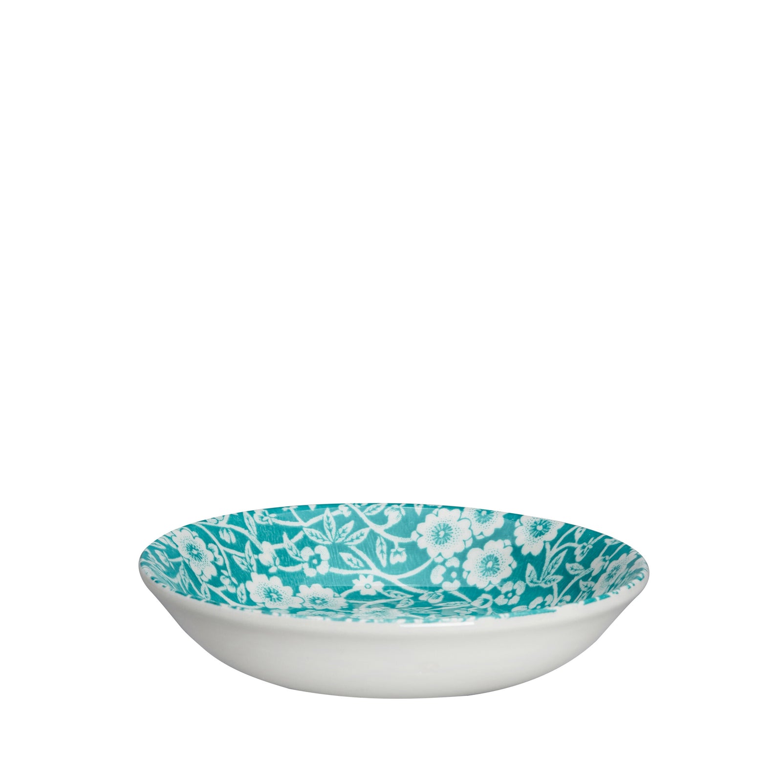 Burleigh Teal Butter Pat 12cm-Goviers