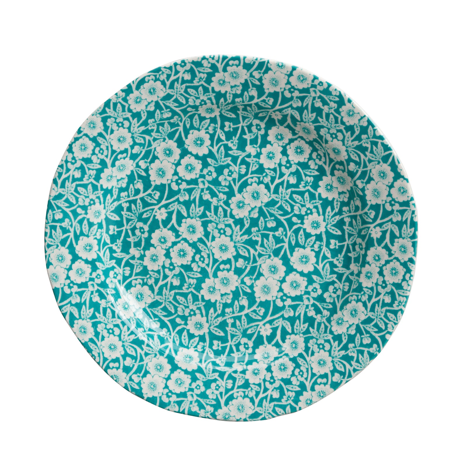 Burleigh Teal Plate 21.5cm-Goviers