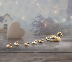 Butler & Peach Miniature Duck and Ducklings-Goviers