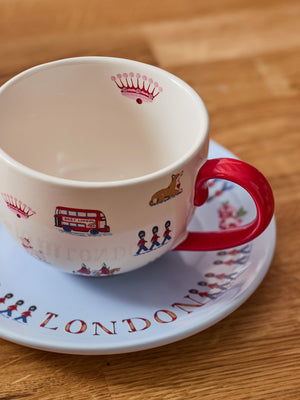 Cath Kidston London Town Teacup & Saucer