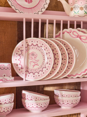 Cath Kidston Spitalfields Silk Side Plate Pink
