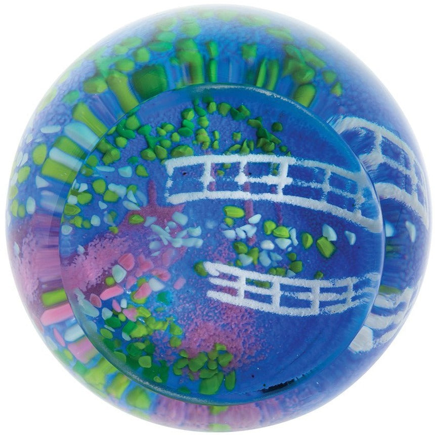 Caithness Glass Artistic Treasures Lily Pond Paperweight-Paperweights-Goviers