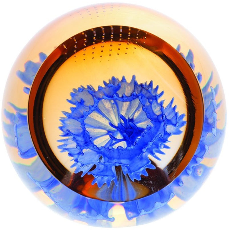 ケイスネス ガラス フローラル チャーム コーンフラワー ペーパー