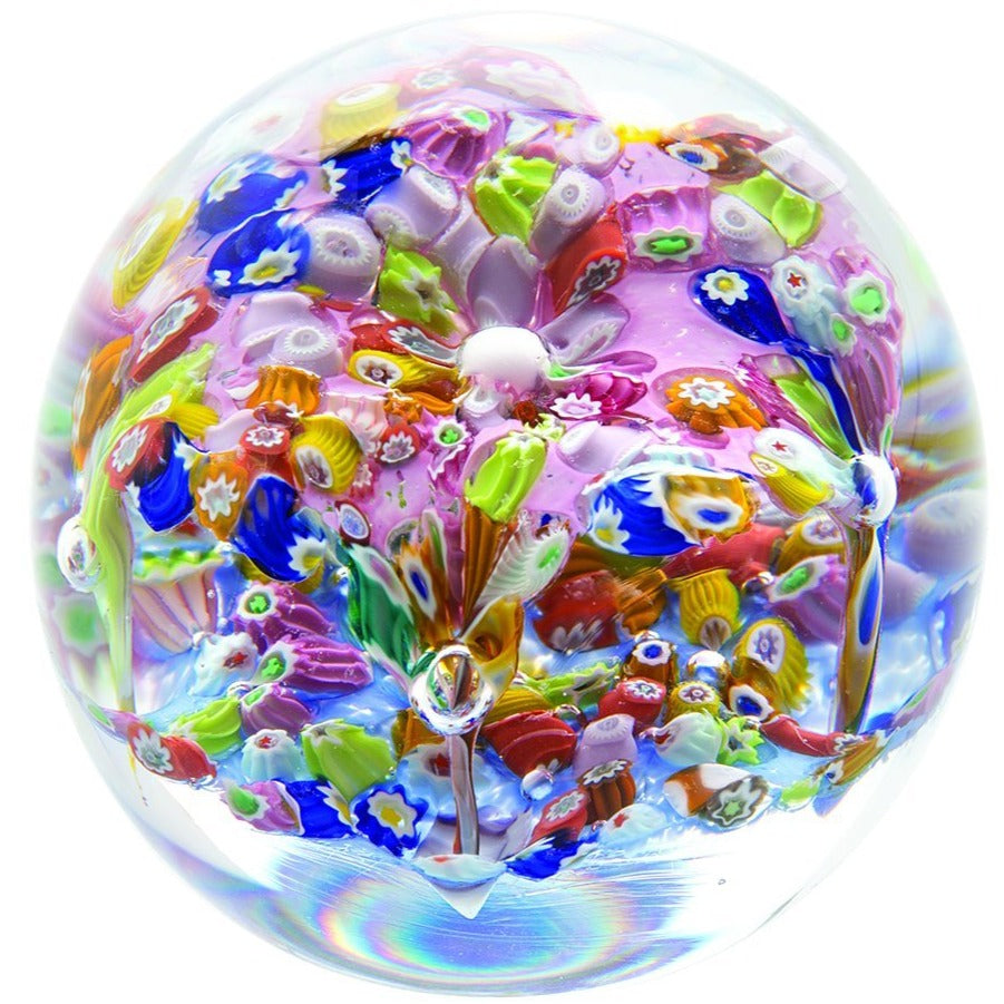 Caithness Glass Millefiori Fingal's Cave Miniature Paperweight-Paperweights-Goviers