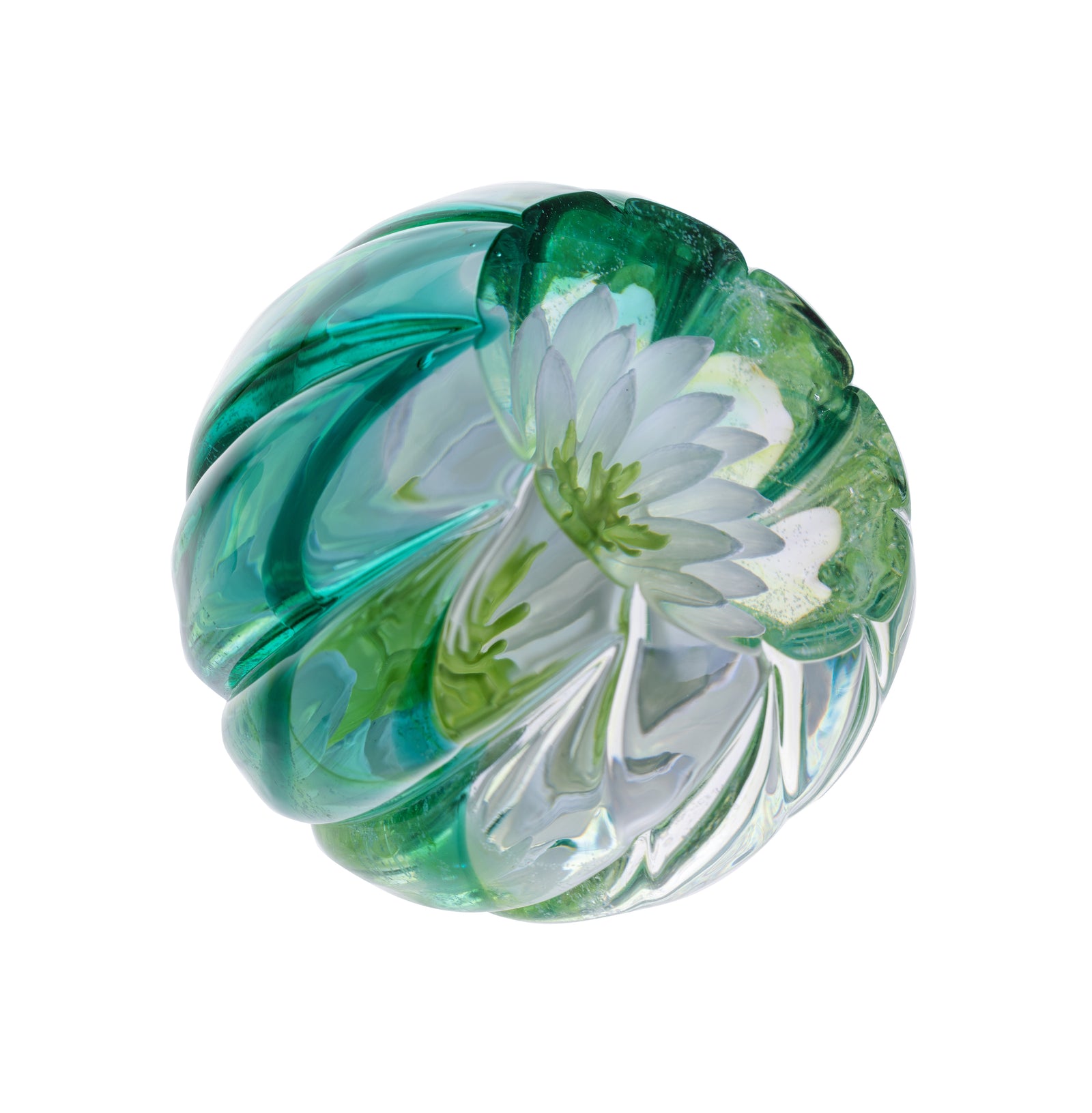 Caithness Glass Royal Botanical Garden Waterlily-Goviers