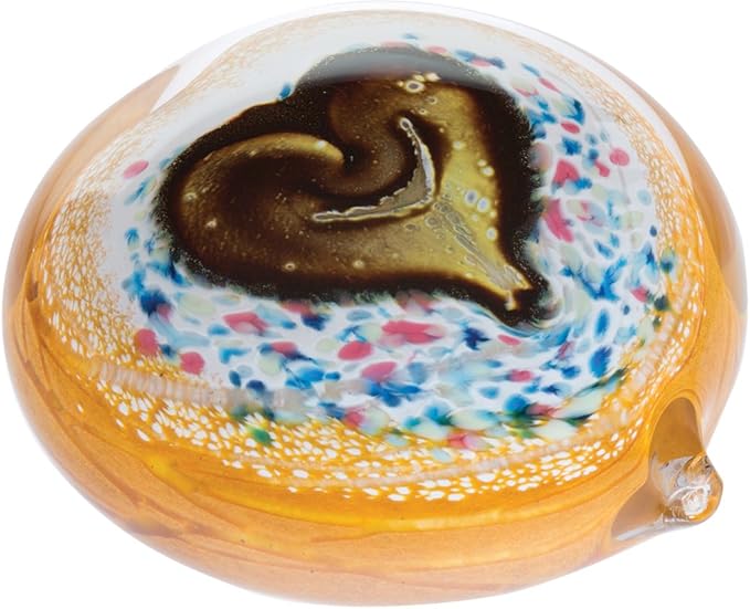 Caithness Heart of Gold Paperweight-Goviers