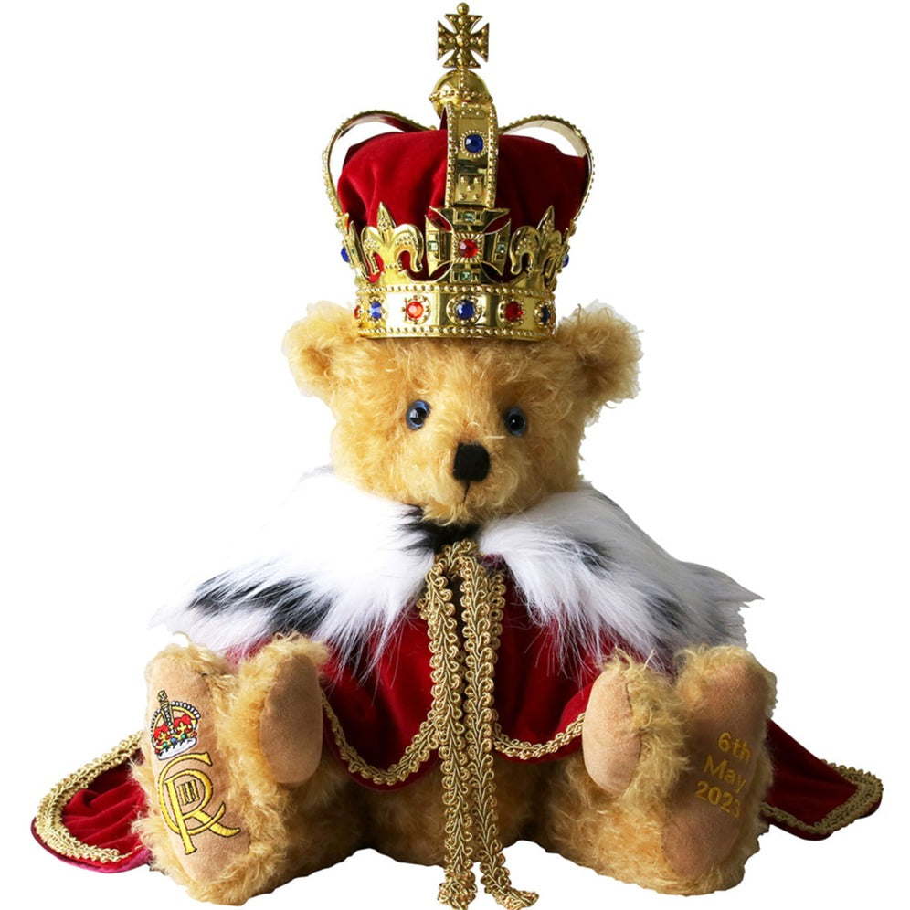 Canterbury Bears King Charles Coronation Bear - 1 ONLY LEFT-Goviers