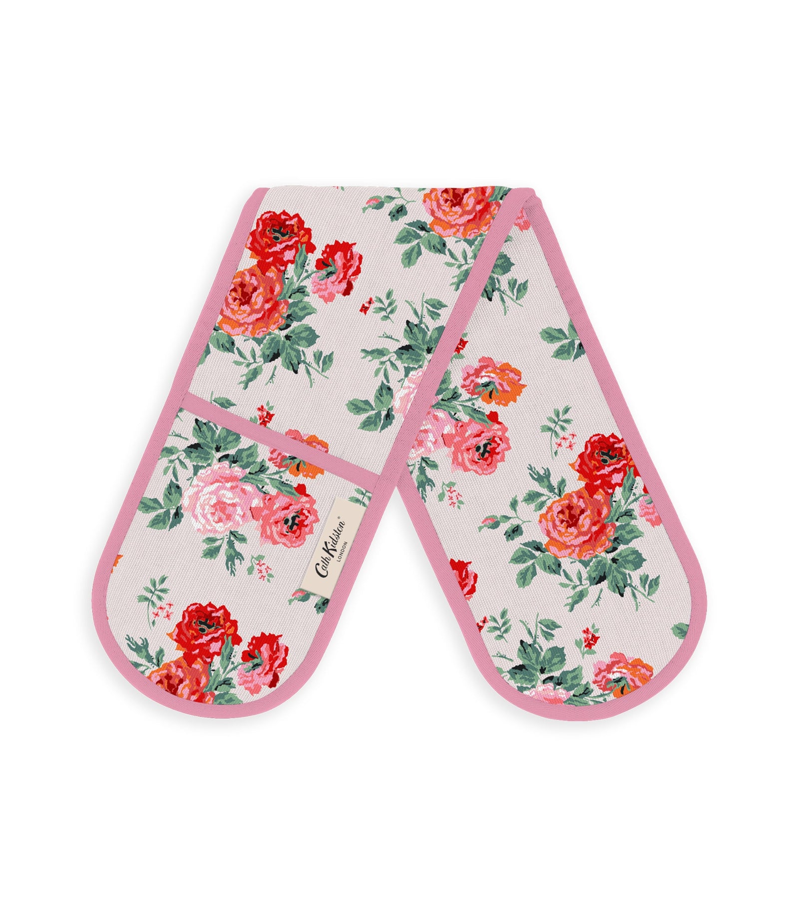 Cath Kidston Archive Rose Double Oven Glove-Goviers