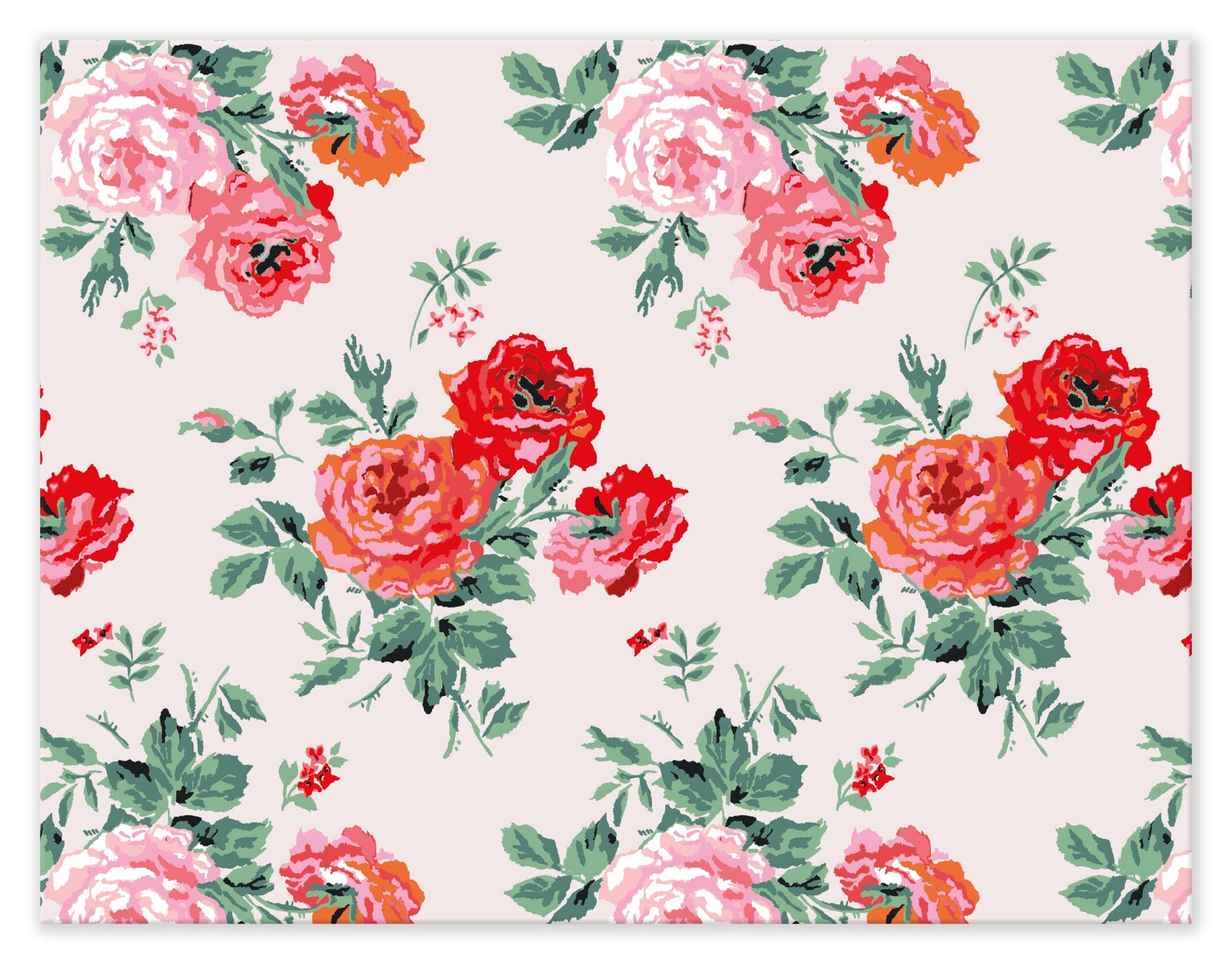 Cath Kidston Archive Rose Quilted Placemats Set of 2-Goviers