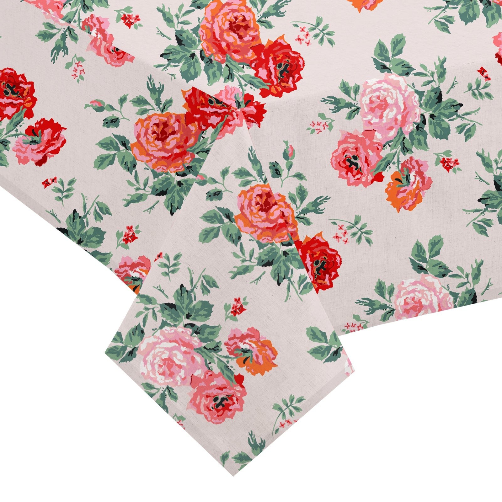 Cath Kidston Archive Rose Tablecloth-Goviers