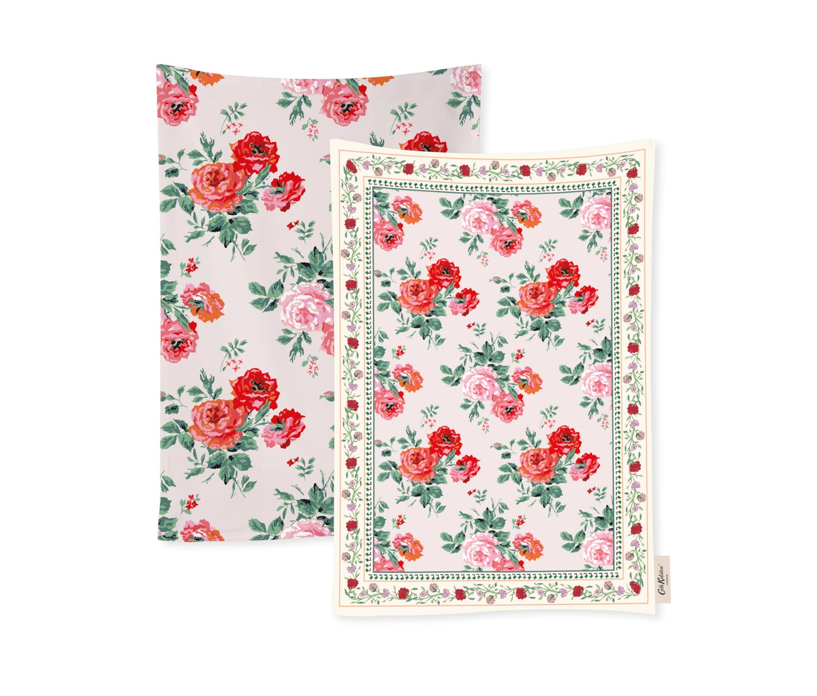Cath Kidston Archive Rose Tea Towels Set of 2-Goviers