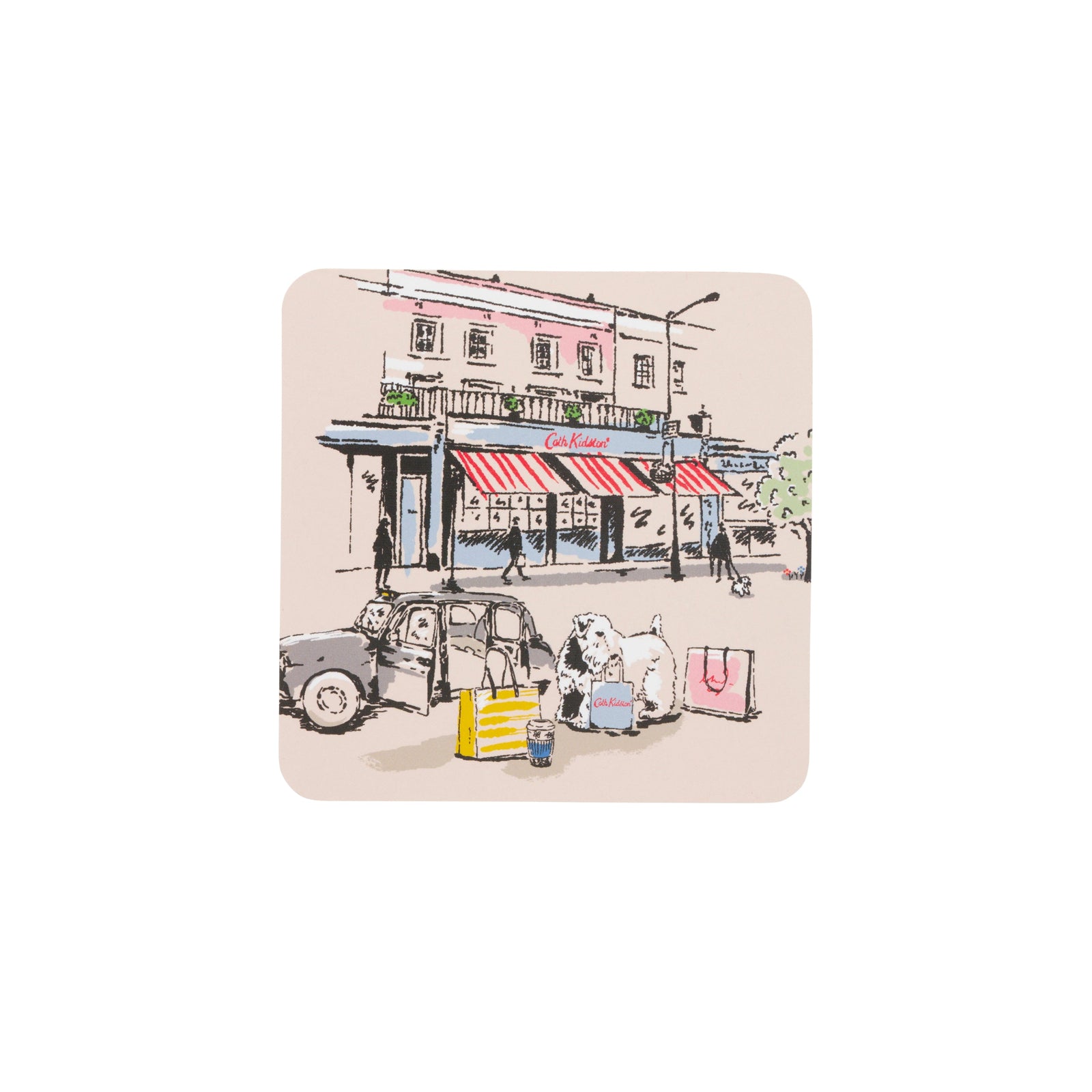 Cath Kidston Billie Goes to Town Coasters Set of 4-Goviers