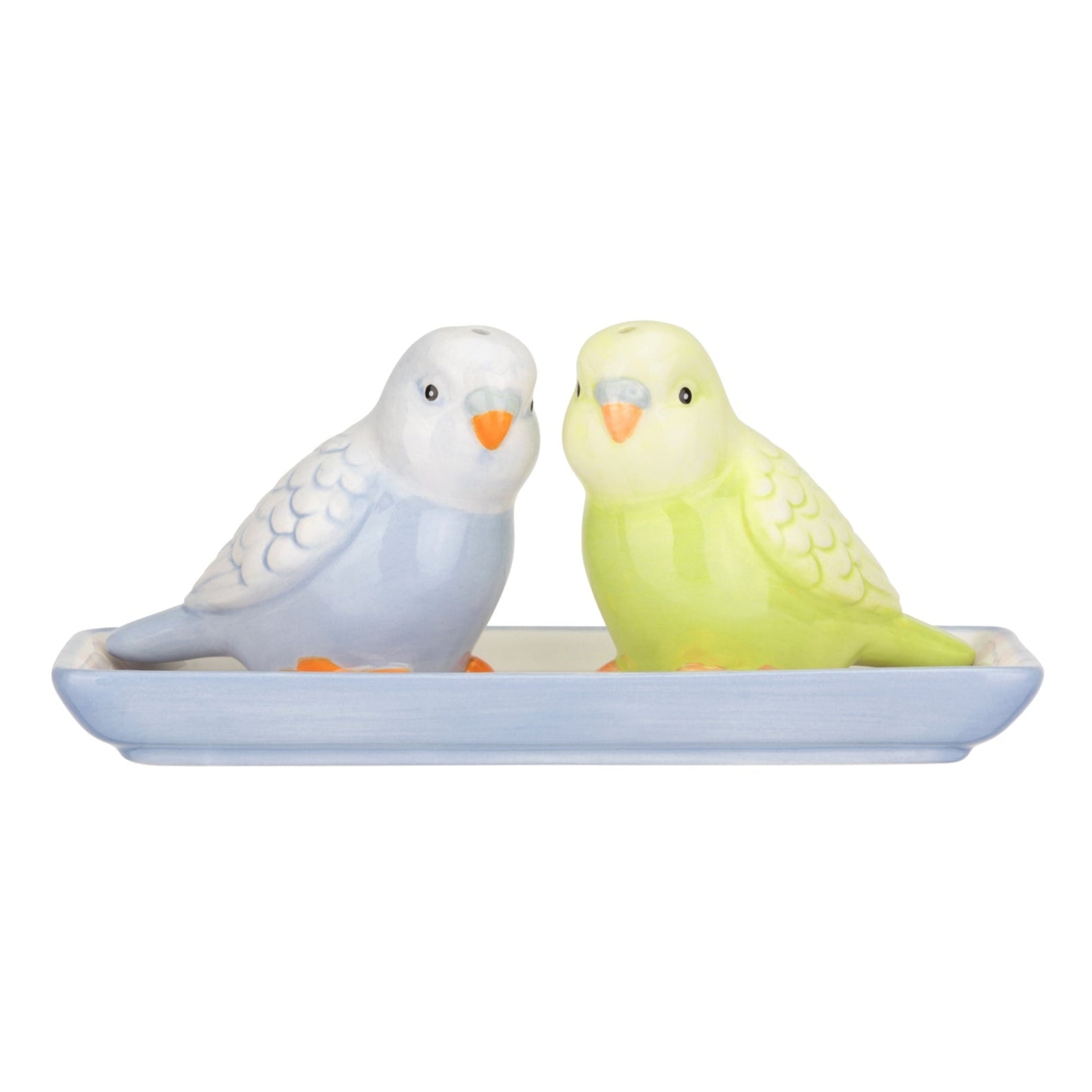 Cath Kidston Ceramic Budgie Salt & Pepper Shaker Set-Goviers