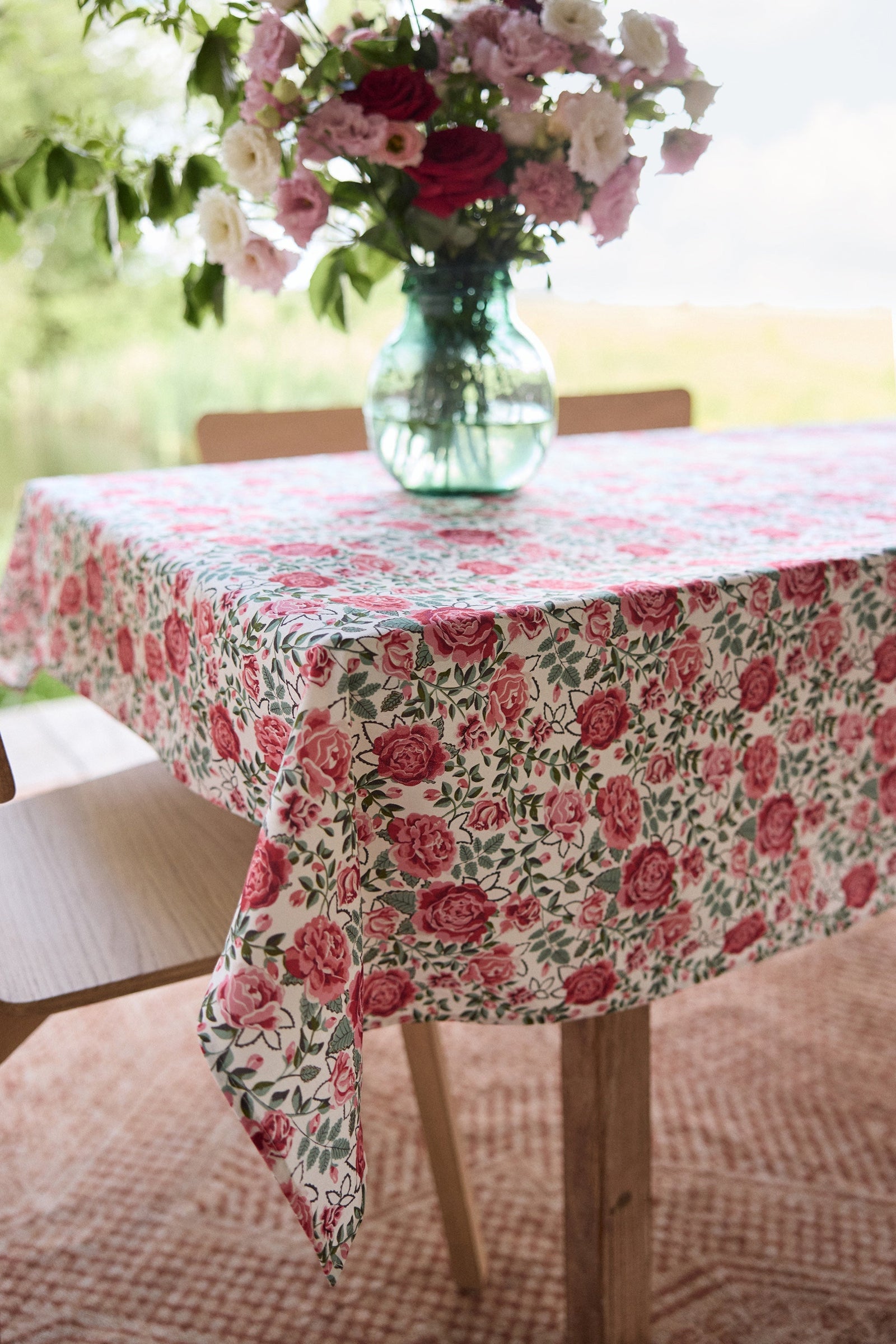 Cath Kidston Dolly Rose Tablecloth-Goviers