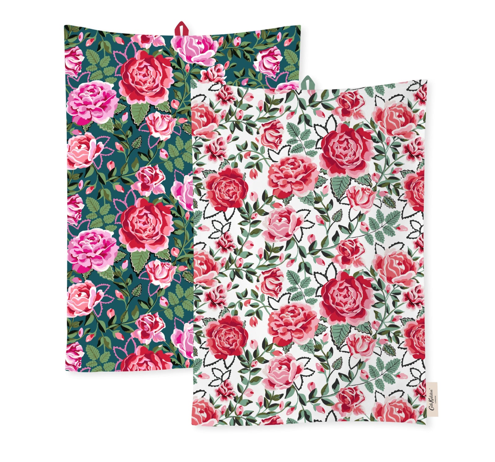Cath Kidston Dolly Rose Tea Towels Set of 2-Goviers