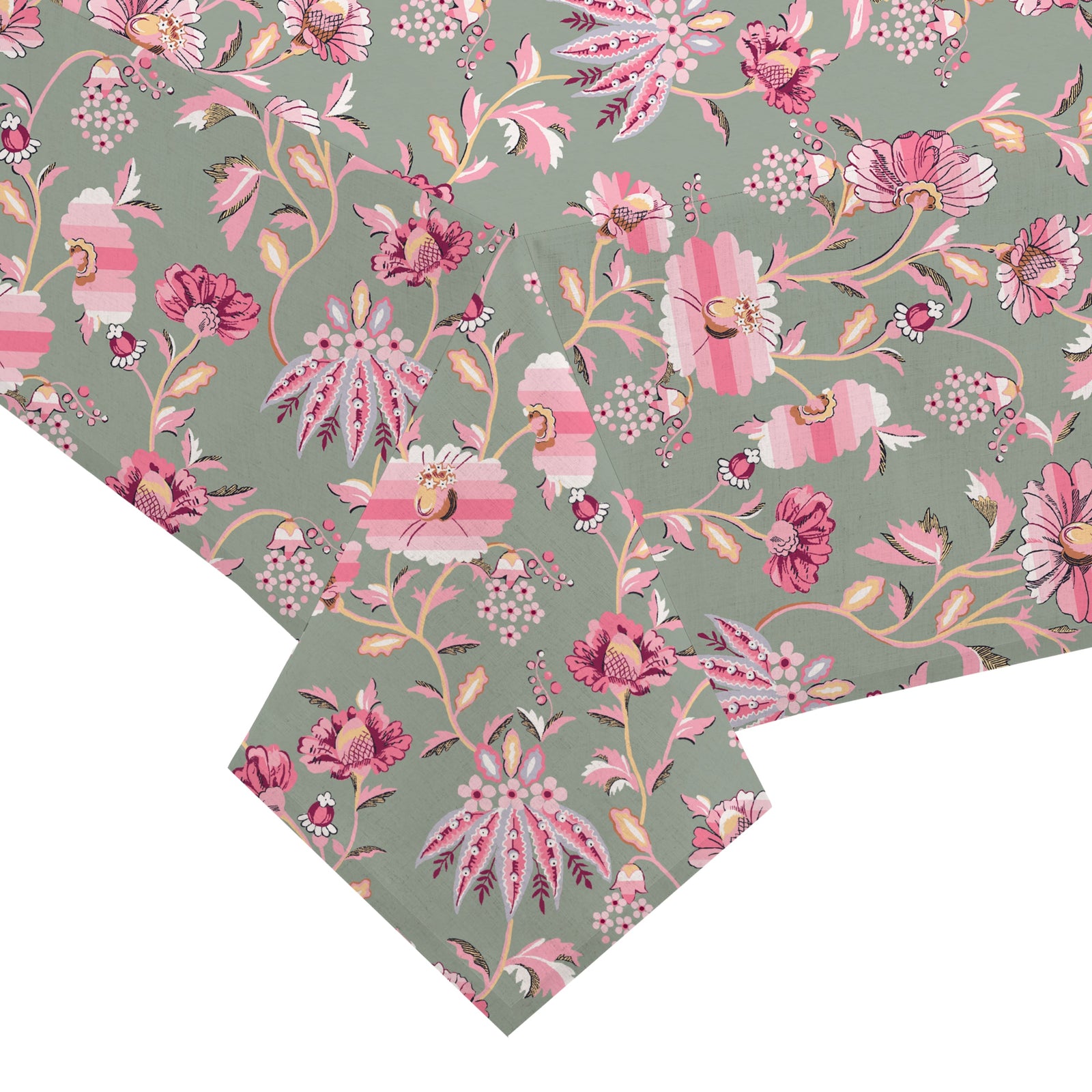 Cath Kidston Friendship Gardens Sage Tablecloth-Goviers