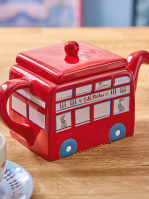 Cath Kidston London Town Bus Teapot-Goviers