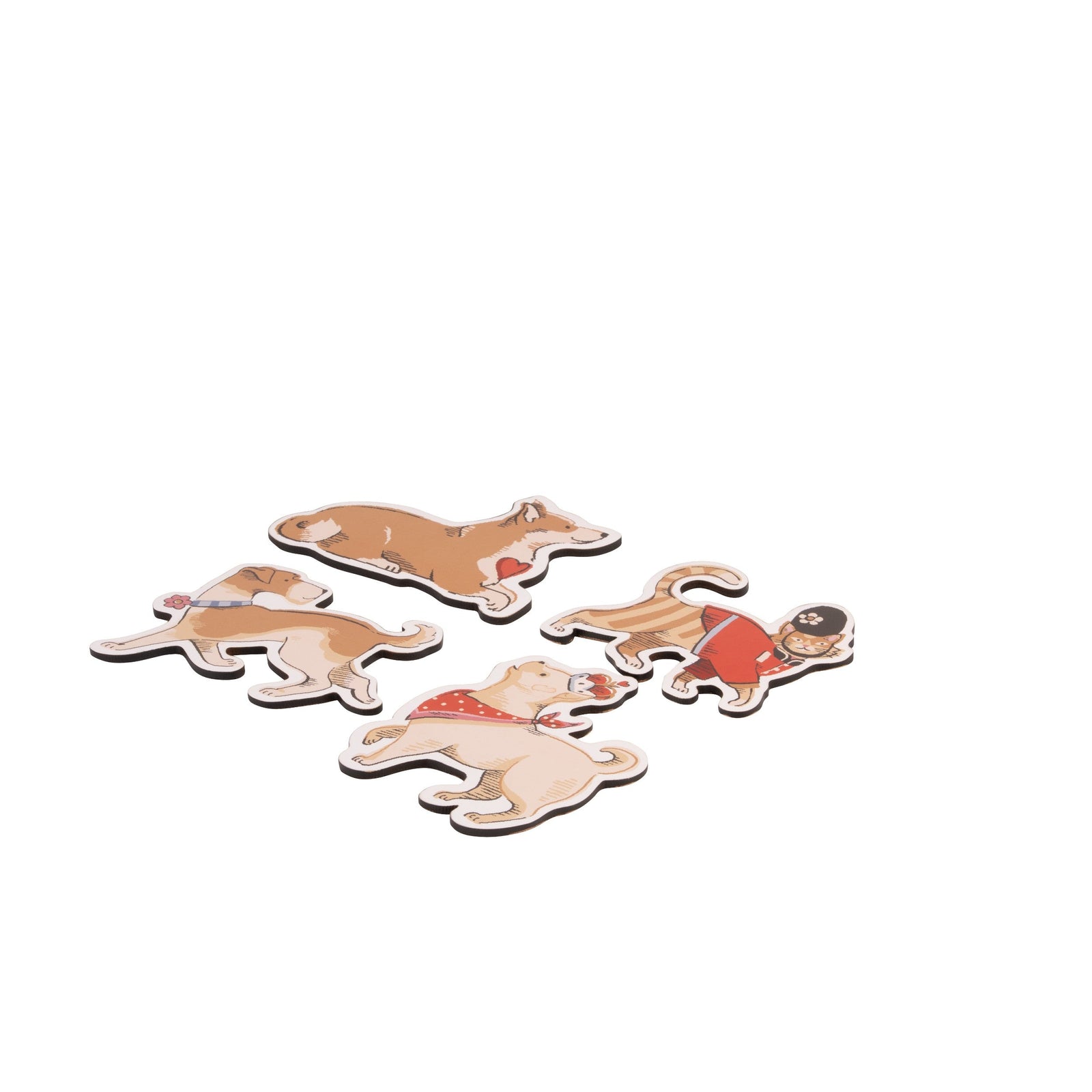 Cath Kidston London Town Cork Back Coasters Set Of 4-Goviers