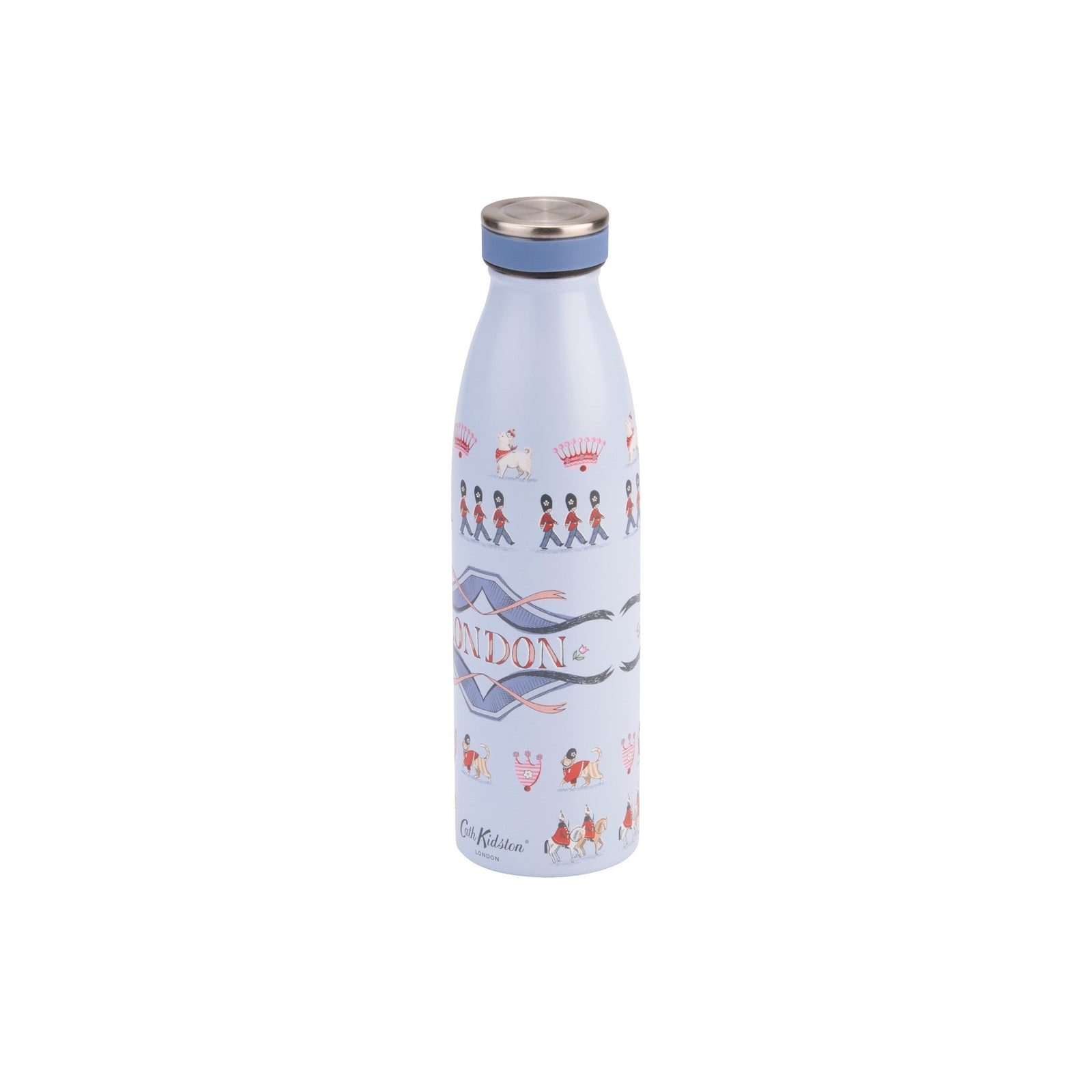 Cath Kidston London Town Stainless Steel Bottle 460ml-Goviers