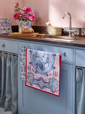 Cath Kidston London Town Tea Towels Set Of 2-Goviers