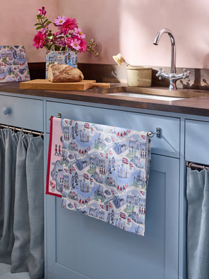 Cath Kidston London Town Tea Towels Set Of 2-Goviers