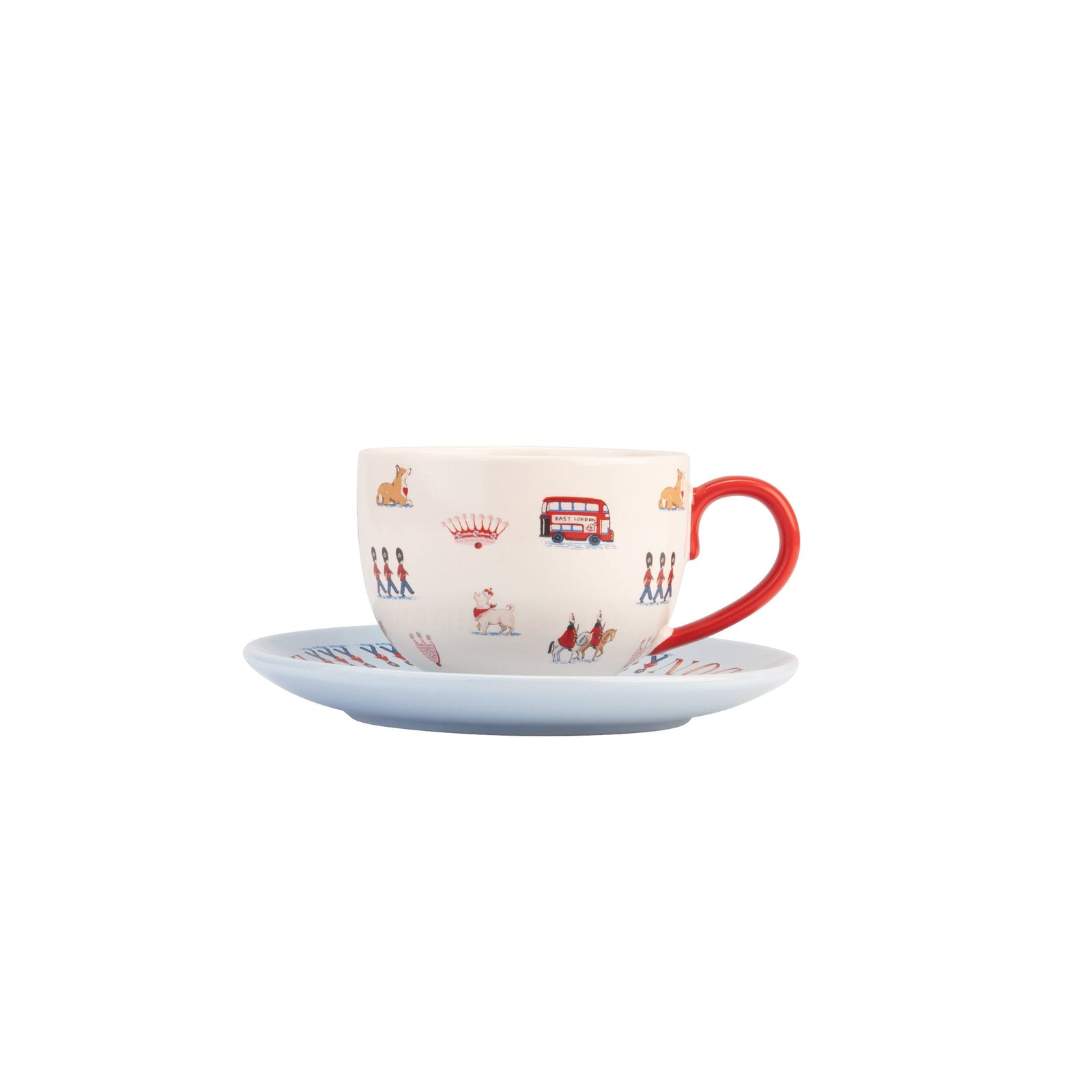 Cath Kidston London Town Teacup & Saucer-Goviers