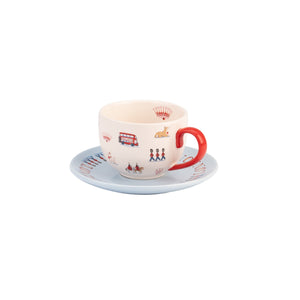 Cath Kidston London Town Teacup & Saucer-Goviers