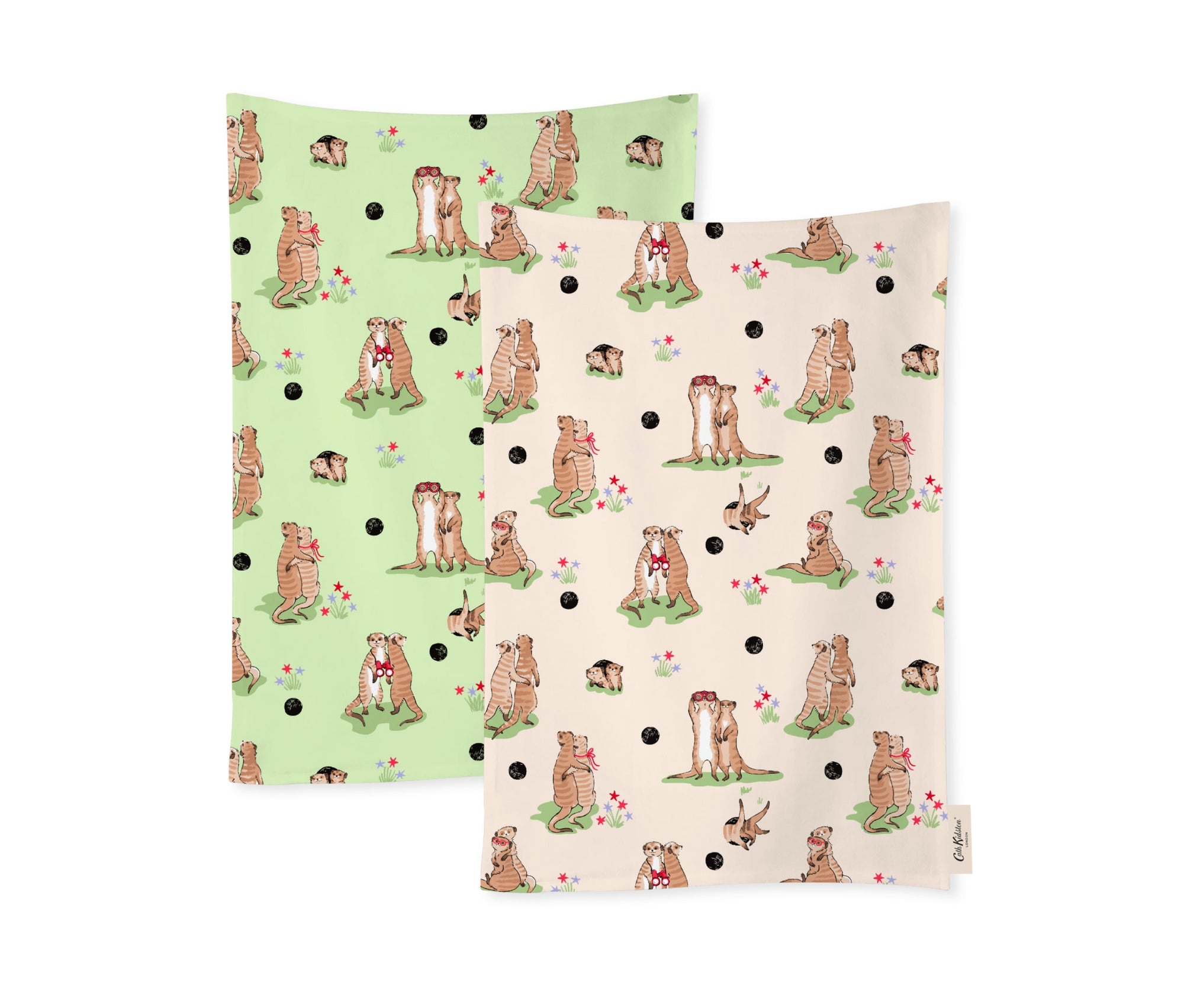 Cath Kidston Meerkats Tea Towels Set of 2-Goviers