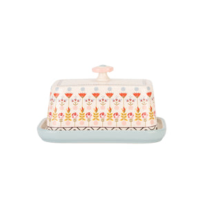 Cath Kidston Painted Table Butter Dish-Goviers