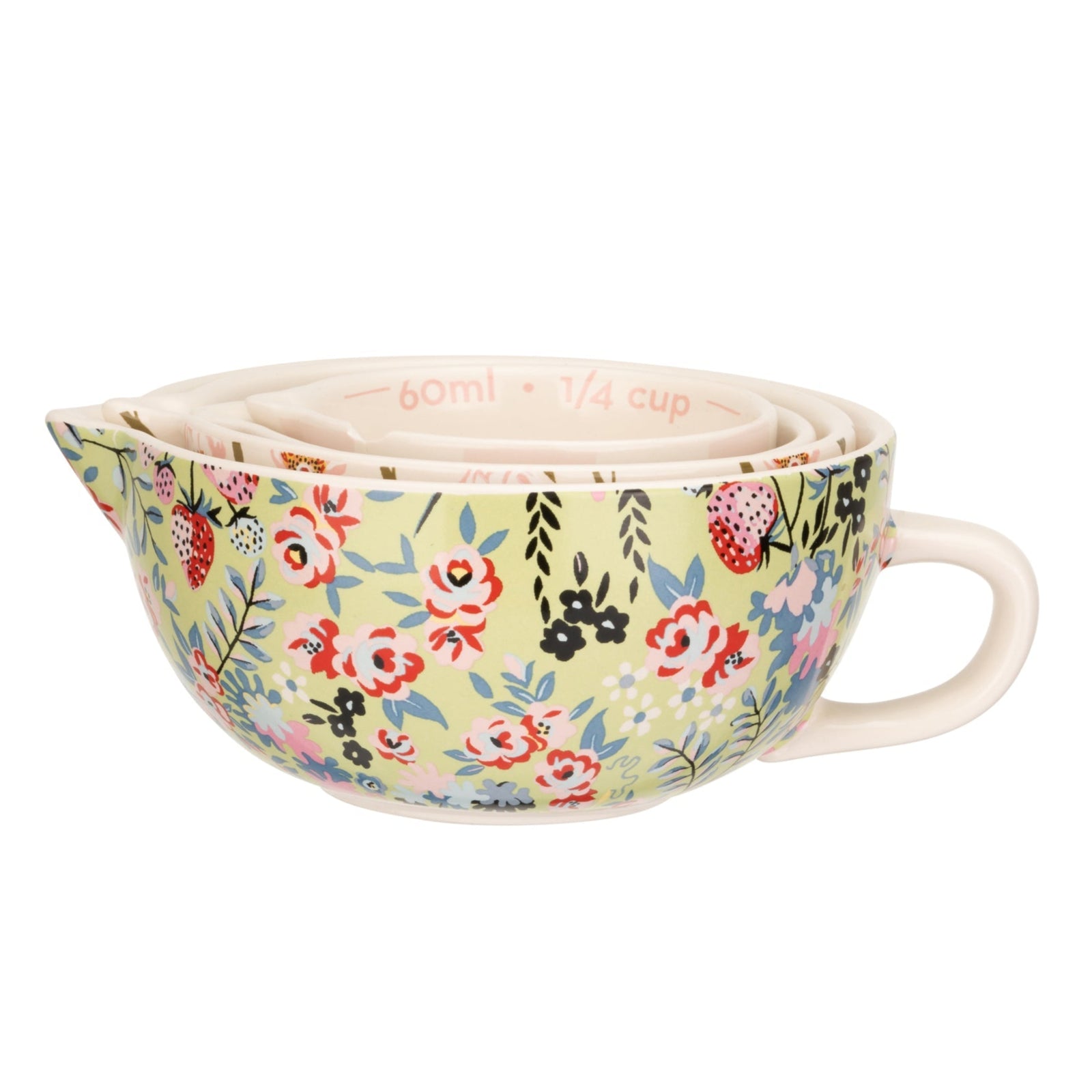 Cath Kidston Painted Table Ceramic Measuring Cups-Goviers