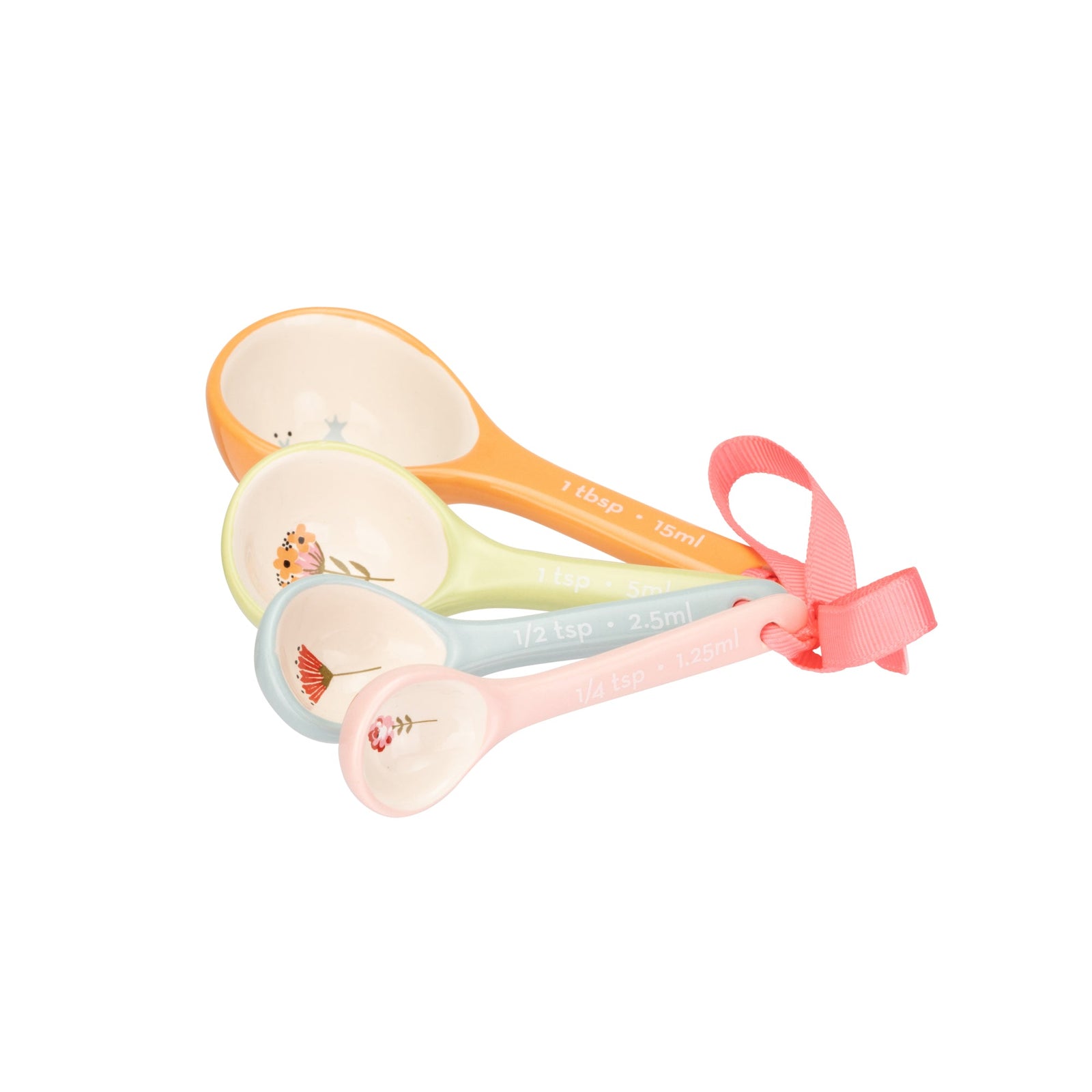 Cath Kidston Painted Table Ceramic Measuring Spoons-Goviers