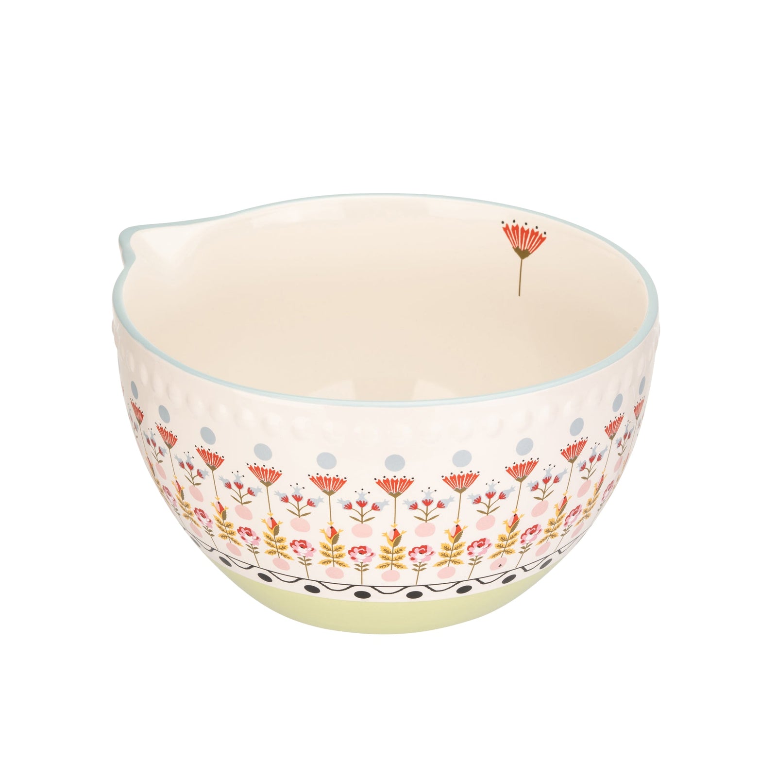 Cath Kidston Painted Table Ceramic Mixing Bowl 23cm-Goviers