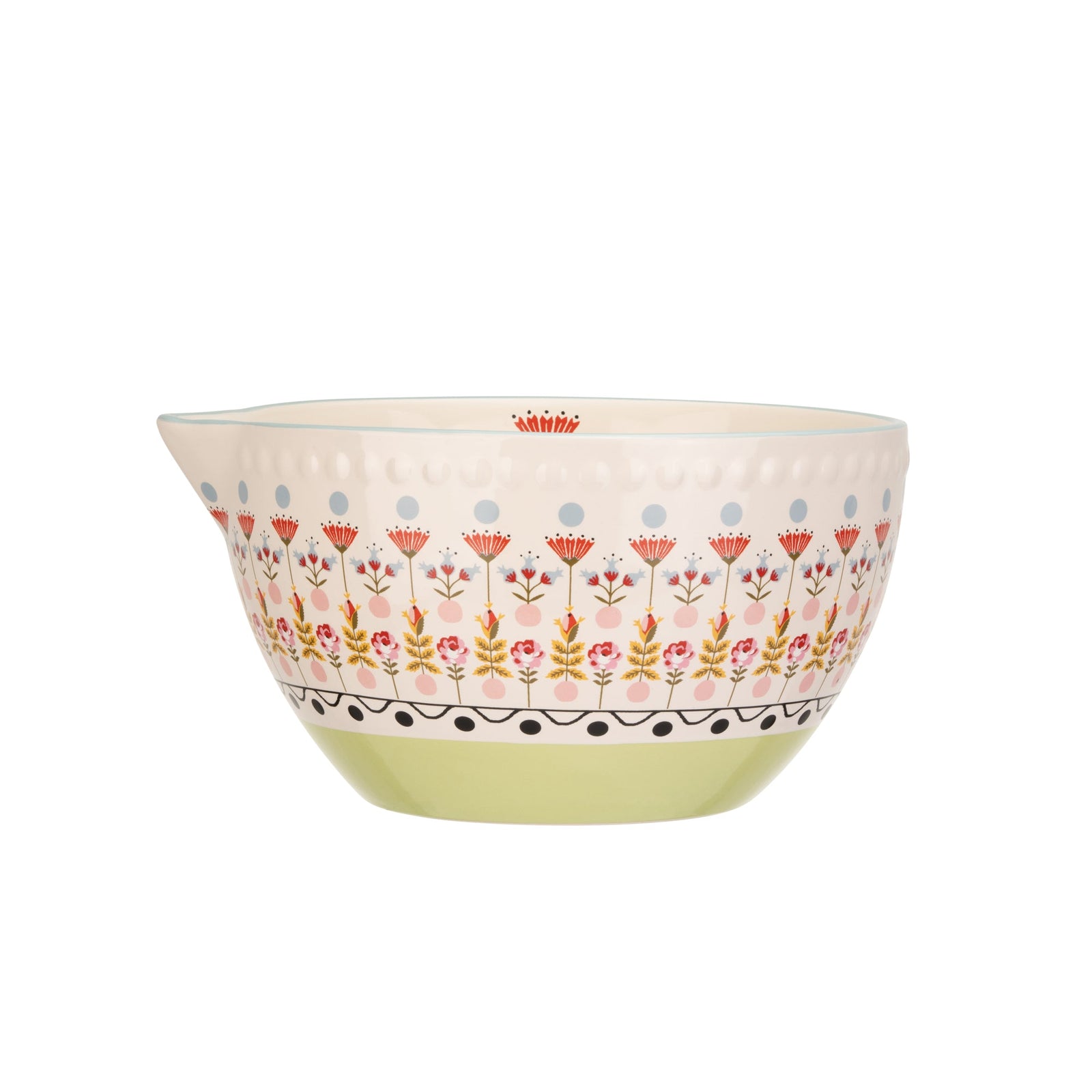 Cath Kidston Painted Table Ceramic Mixing Bowl 23cm-Goviers