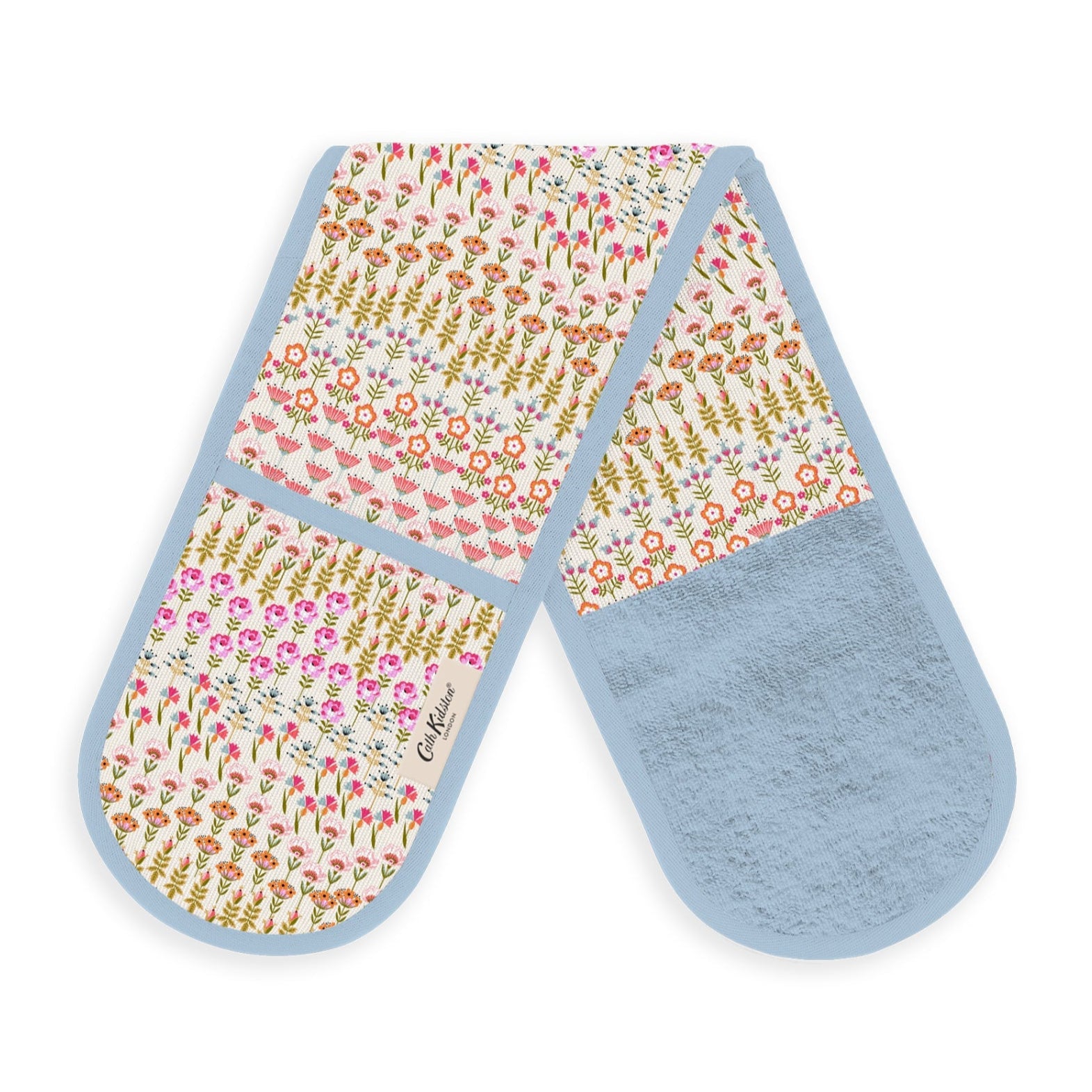 Cath Kidston Painted Table Cotton Double Oven Glove-Goviers