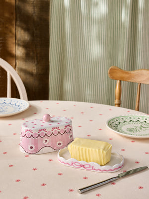Cath Kidston Spitalfields Silk Butter Dish-Goviers