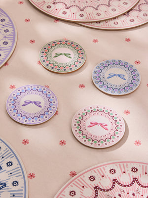 Cath Kidston Spitalfields Silk Coasters Set Of 4-Goviers