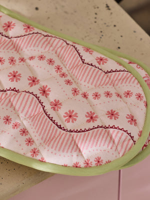 Cath Kidston Spitalfields Silk Double Oven Glove-Goviers