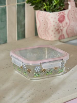 Cath Kidston Spitalfields Silk Glass Food Container-Goviers