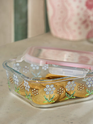 Cath Kidston Spitalfields Silk Glass Food Container-Goviers